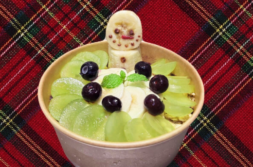 açaíbowl with 雪だるま