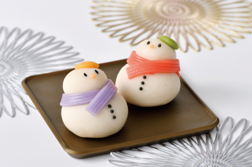 生菓子 雪だるま