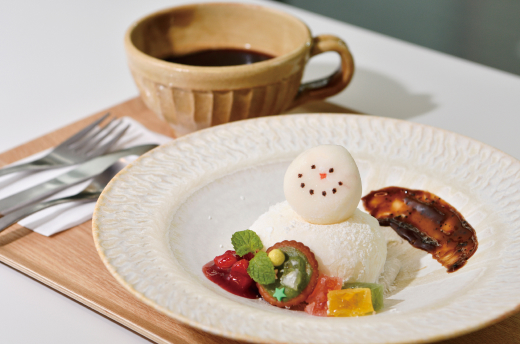 もちもちスノーマンレアチーズ